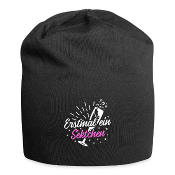 Sekt Damen Hokus Pokus Sektchen Modus - Jersey-Beanie - Schwarz - Vorne
