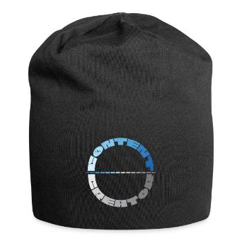 Creator Youtube Youtuber Online Medien - Jersey-Beanie - Schwarz - Vorne