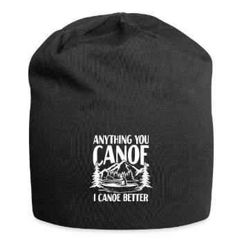 Alles, was Sie Kanu Ich Kanu besser - Jersey-Beanie - Schwarz - Vorne