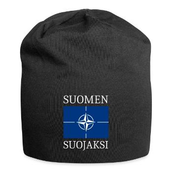 NATO to protect Finland - Jersey Beanie - black - Front