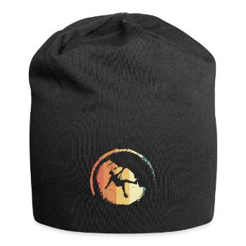Cadeau d’escalade Escalade Alpinisme Escalade - Bonnet en jersey - noir - Devant