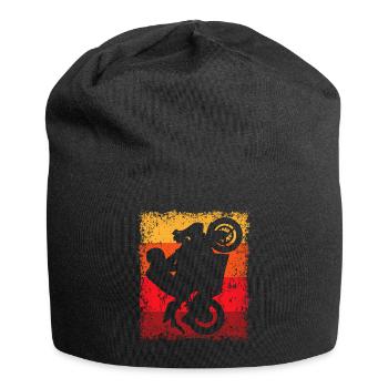 Motorradfahren - Jersey-Beanie - Schwarz - Vorne