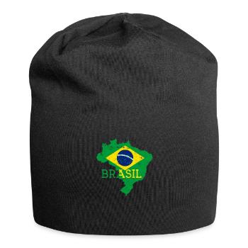 Brésil - Brésil Amérique Aventurier brésilien - Bonnet en jersey - noir - Devant