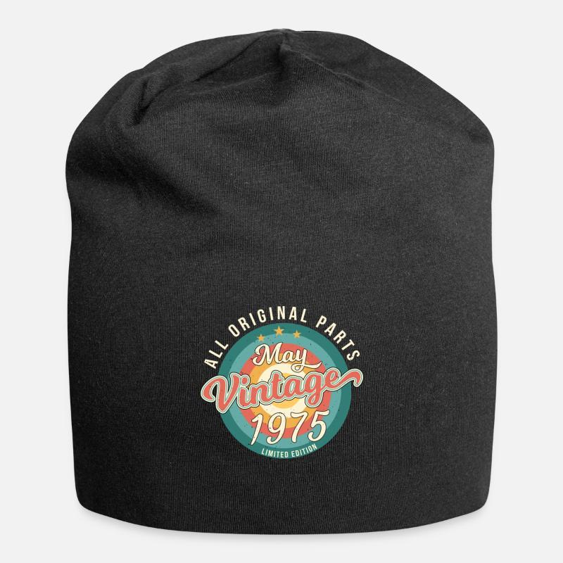 1975 Mai Limité - Bonnet en jersey - noir