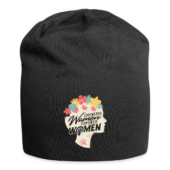 Féminisme féministe Militante des droits des femmes - Bonnet en jersey - noir - Devant