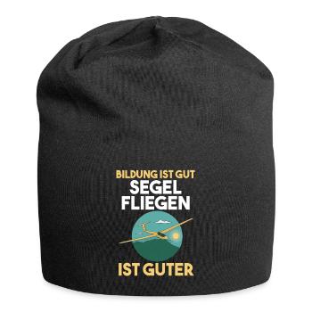 Segelfliegen Segelflieger - Jersey-Beanie - Schwarz - Vorne