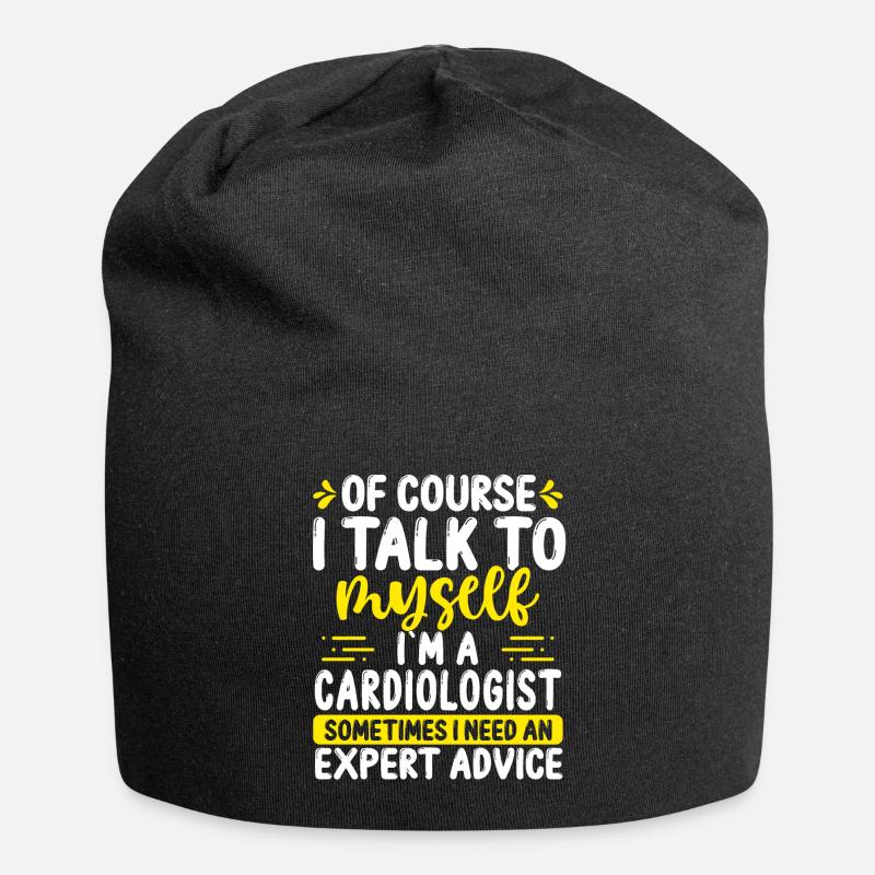 Cardiologist Appreciation Advice Heart Whisperer - Jersey-Beanie - Schwarz
