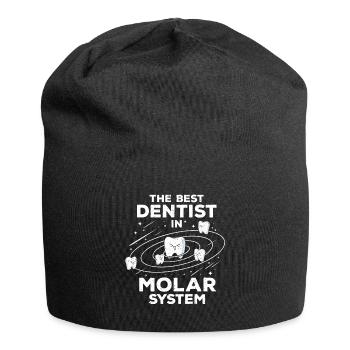 Zahnarzt - Jersey-Beanie - Schwarz - Vorne