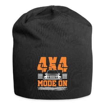 4x4 mode turned on - Jersey Beanie - black - Front
