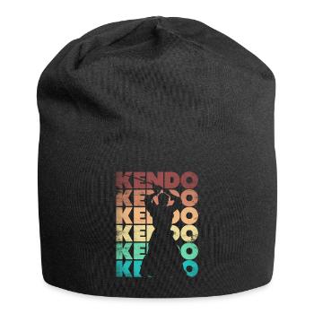 Kendo Japanese Martial Arts Kenjutsu Kendo Kendok - Jersey Beanie - black - Front