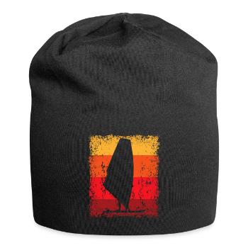 Windsurf Windsurfen Windsurfer Windsurfing - Jersey-Beanie - Schwarz - Vorne