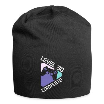 Niveau 30 Complet 30 ans 30e anniversaire - Bonnet en jersey - noir - Devant