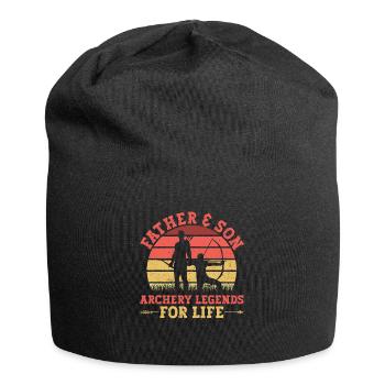 Father & Son - Archery Legends For Life - Jersey Beanie - black - Front