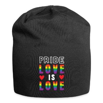 Pride Love Rainbow Gay Pride LGBT Pride - Jersey Beanie - black - Front