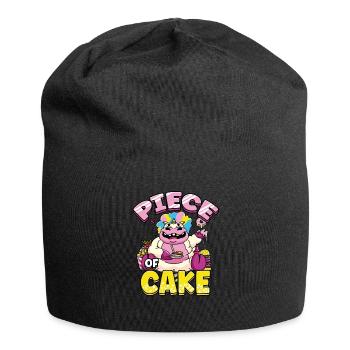 Piece Of Cake Delicious Cake Bakery - Jersey-Beanie - Schwarz - Vorne