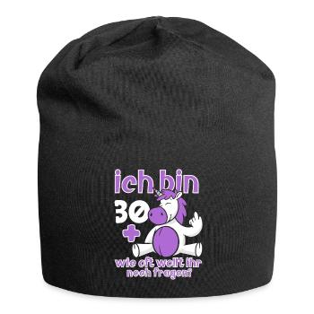 31. Geburtstag 31 Jahre Alt - Jersey-Beanie - Schwarz - Vorne