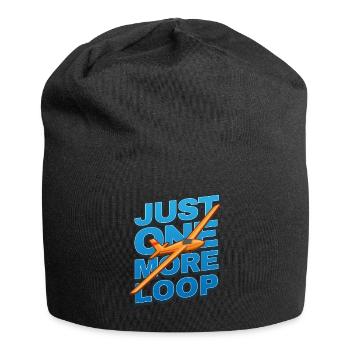 Just One More Loop Segelflugzeug - Jersey-Beanie - Schwarz - Vorne