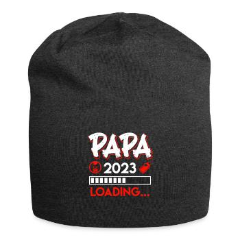 Papa 2023 chargement Papa-à-être Père 2023 - Bonnet en jersey - charbon - Devant