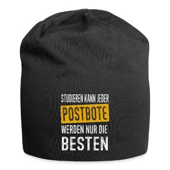 Postbote Briefträger Paketbote Geschenk - Jersey-Beanie - Schwarz - Vorne