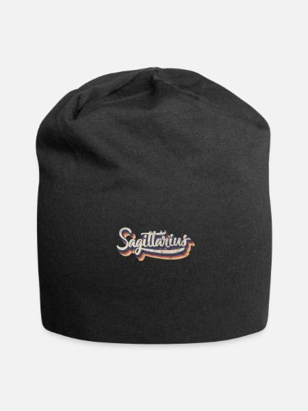 Schütze - Jersey-Beanie - Schwarz