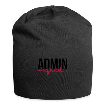 Admin Squad Front Office Admin Crew Assistant - Jersey Beanie - black - Front