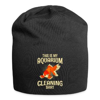 Aquarium Putz - Jersey-Beanie - Schwarz - Vorne