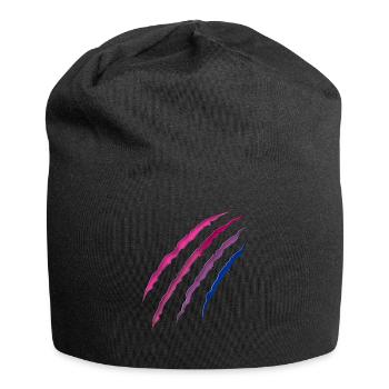 Bisexuel Bi Pride Flag Scratch - Bonnet en jersey - noir - Devant