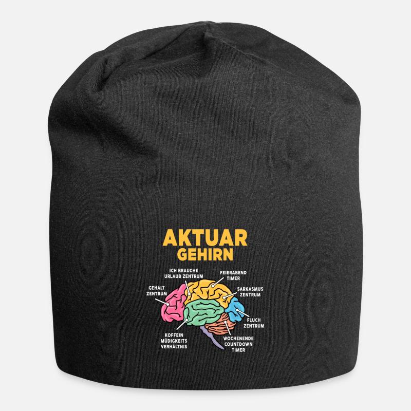 Aktuar - Jersey-Beanie - Schwarz