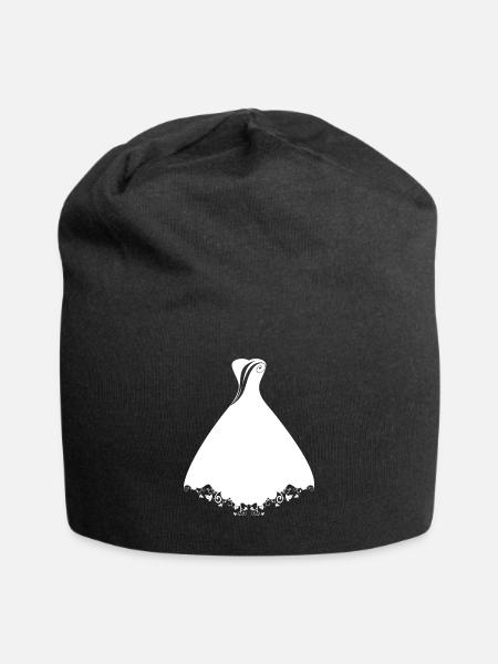 Robe de mariée Soirée Bachelor - Bonnet en jersey - noir
