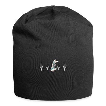 Koi Carp Fish Pond Garden Pond - Jersey Beanie - black - Front