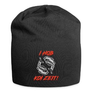 Ich hob Koi Zeit Koi Karpfen Koi Teich - Jersey-Beanie - Schwarz - Vorne