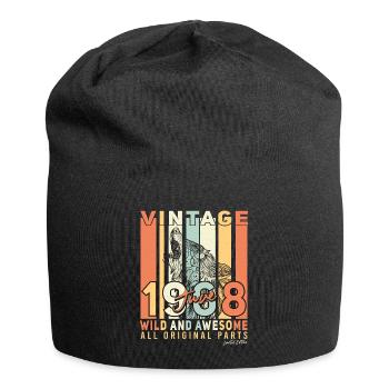 1968 Juin Rétro - Bonnet en jersey - noir - Devant