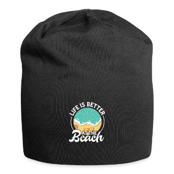 Plage - Bonnet en jersey - noir - Devant