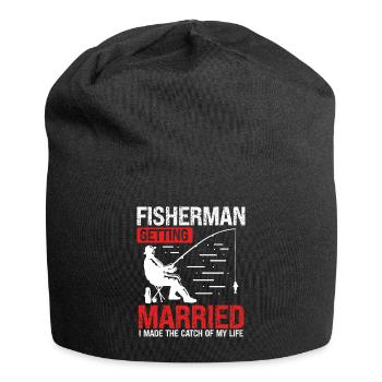 Fishing I made the catch of my Life Fisherman - Jersey Beanie - black - Front