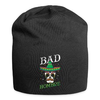 Skeleton Bones Mexican Mexico Bad Cinco De Mayo - Jersey Beanie - black - Front