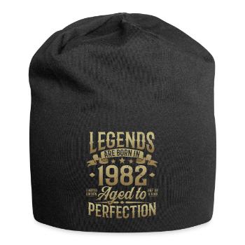 Né en 1982 Legends Cadeau d’anniversaire - Bonnet en jersey - noir - Devant