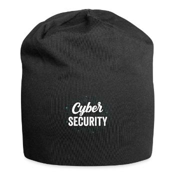 Cybersecurity Hacking Hack Hacker IT Security - Jersey Beanie - black - Front