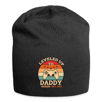 Level Up To Daddy 2023 Gamer - Jersey-Beanie - Schwarz - Vorne