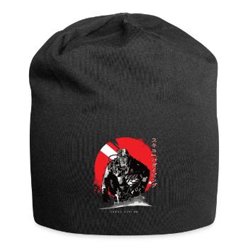 Taucher vor Sonne Japanisch Geschenk - Jersey-Beanie - Schwarz - Vorne