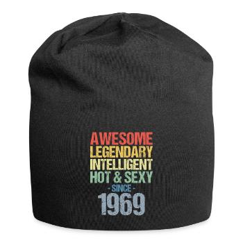 Born 1969 Born 1969 Birthday - Jersey Beanie - black - Front