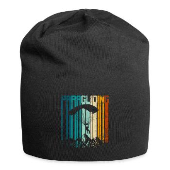 Retro Vintage Paragliding - Jersey-Beanie - Schwarz - Vorne