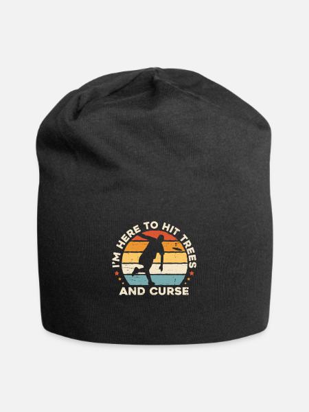 Frisbee Disc Golf - Bonnet en jersey - noir