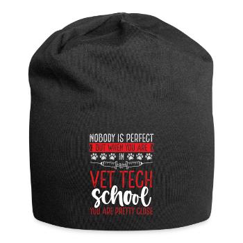 Veterinary Technician School Vet Tech Student - Jersey-Beanie - Schwarz - Vorne