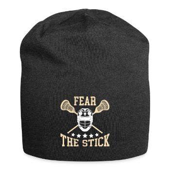 Fear the Lacrosse Stick Lacrosse - Jersey Beanie - charcoal grey - Front