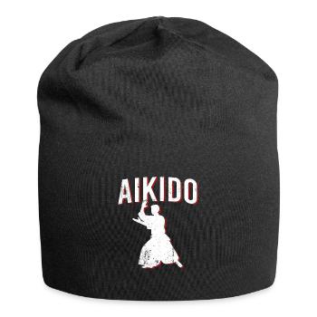 Aïkido - Bonnet en jersey - noir - Devant