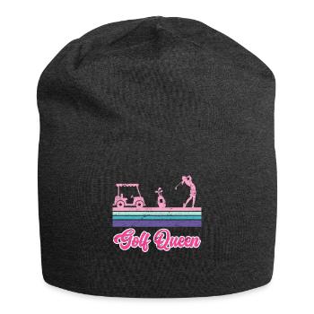 Golf Königin Golferin - Jersey-Beanie - Anthrazit - Vorne