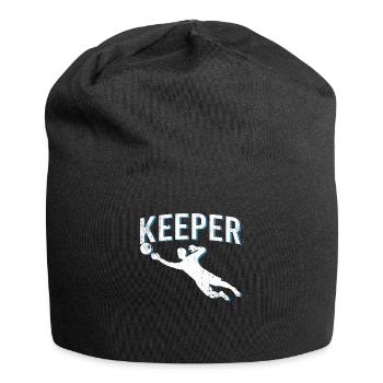 Gardien de but - Bonnet en jersey - noir - Devant