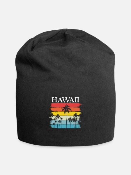 Hawaii - Jersey-Beanie - Schwarz