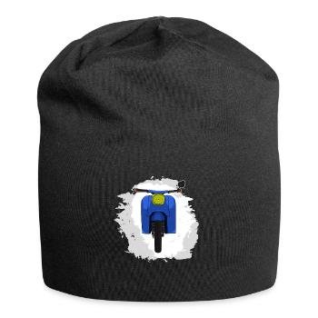 Schwalbe KR51 / Schwalbenfahrer / Ostalgie / Mofa - Jersey-Beanie - Schwarz - Vorne