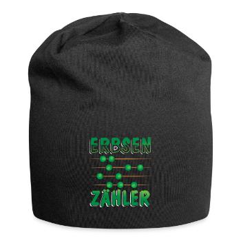 Erbsen Zähler - Jersey-Beanie - Schwarz - Vorne
